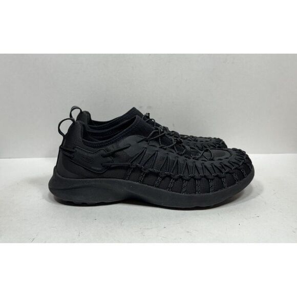 Keen Uneek SNK Mens 13 Black Outdoors Cord Hiking Water Sneakers Shoes 1025436